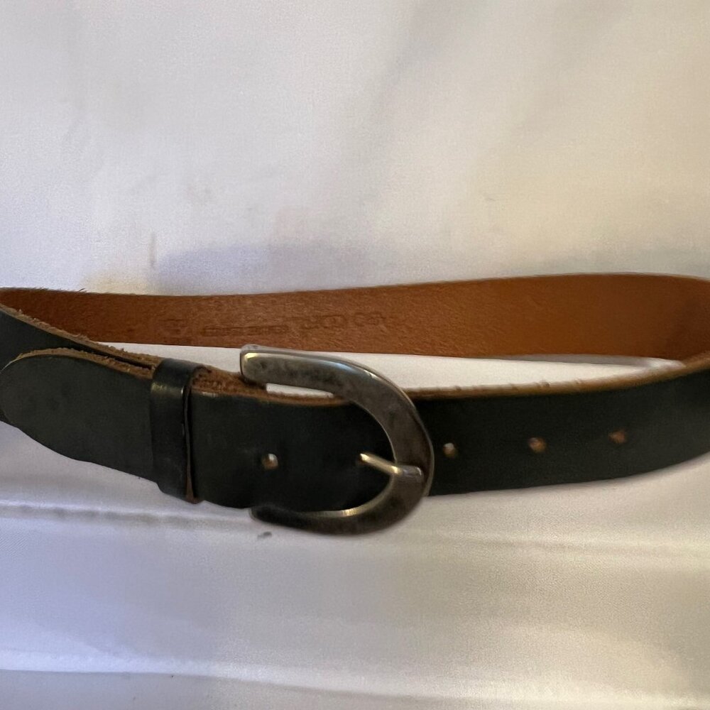 Fabio Corti-Women's Small Distressed Green Genuine Leather Made in Italy Belt - Picture 10 of 16